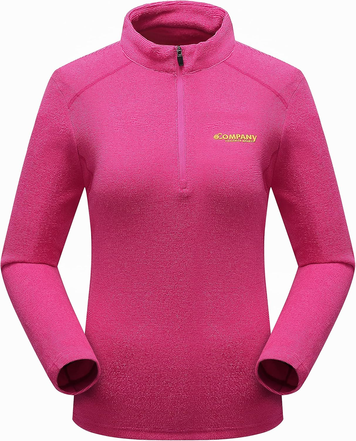 Women'S Long Sleeve Quarter-Zip Fleece Sweatshirt Pullover