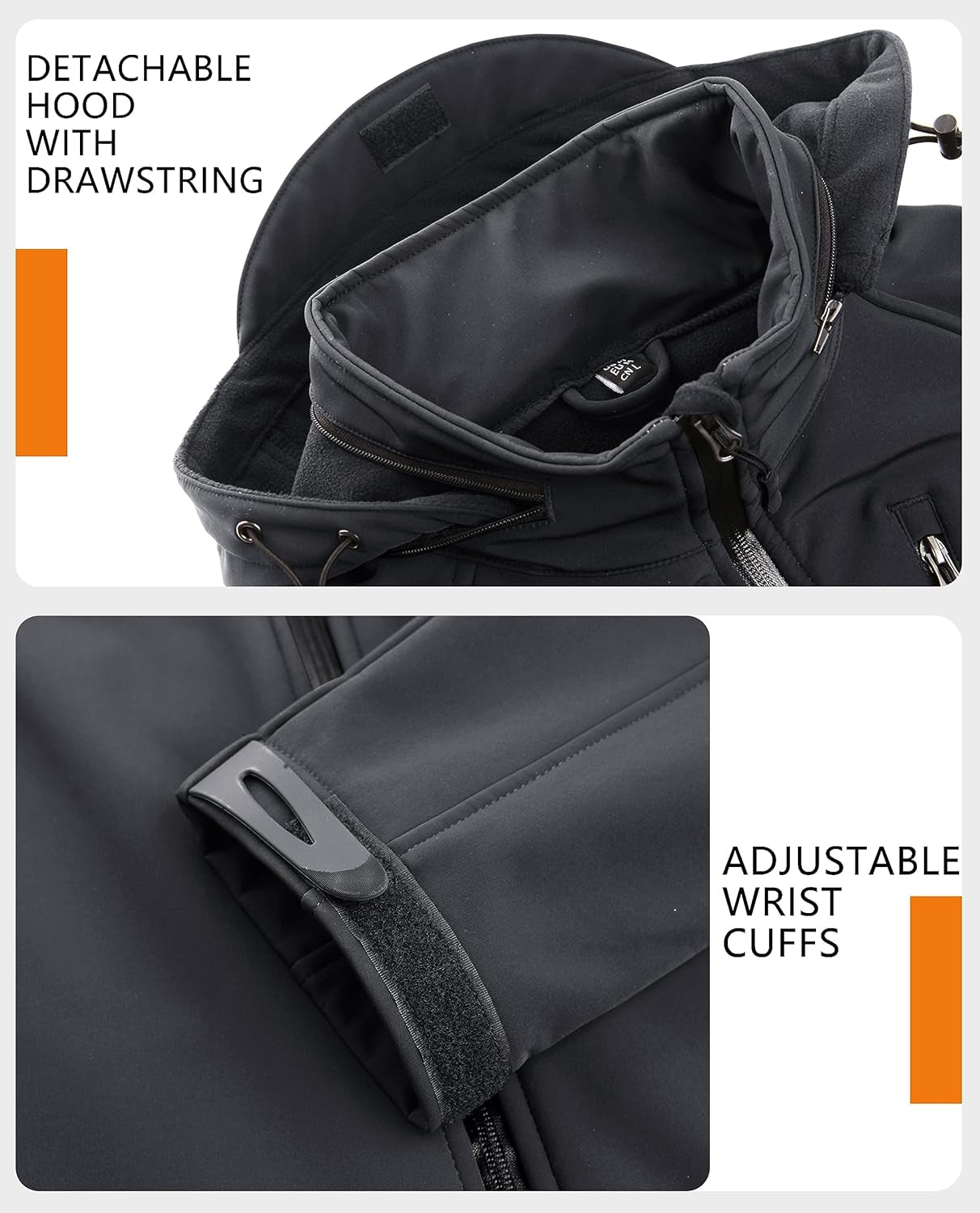 Men'S Special Ops Military Jacket Water Resistant Windproof Tactical Winter Zip up Rain Coat Hunting Outdoors