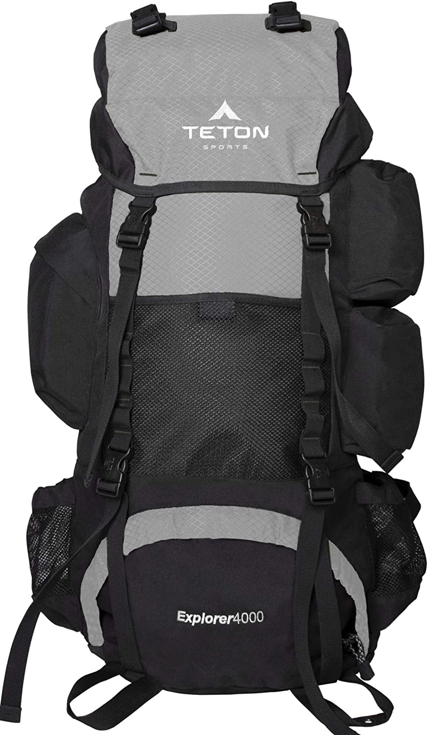 TETON 65L Explorer Internal Frame Backpack for Hiking, Camping, Backpacking, Rain Cover Included