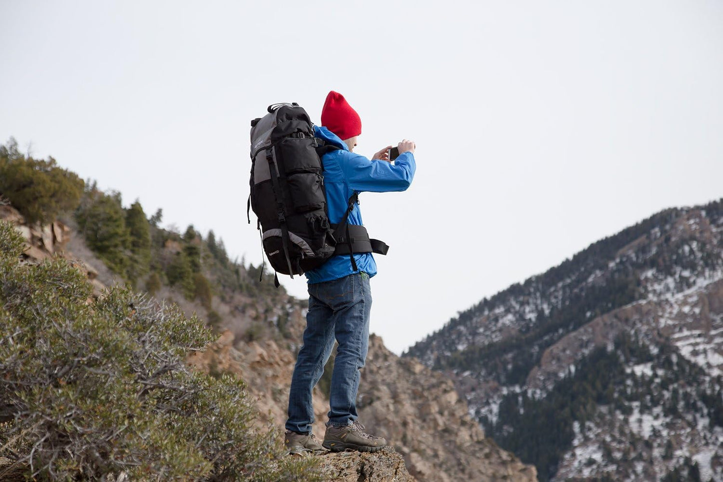 TETON 65L Explorer Internal Frame Backpack for Hiking, Camping, Backpacking, Rain Cover Included