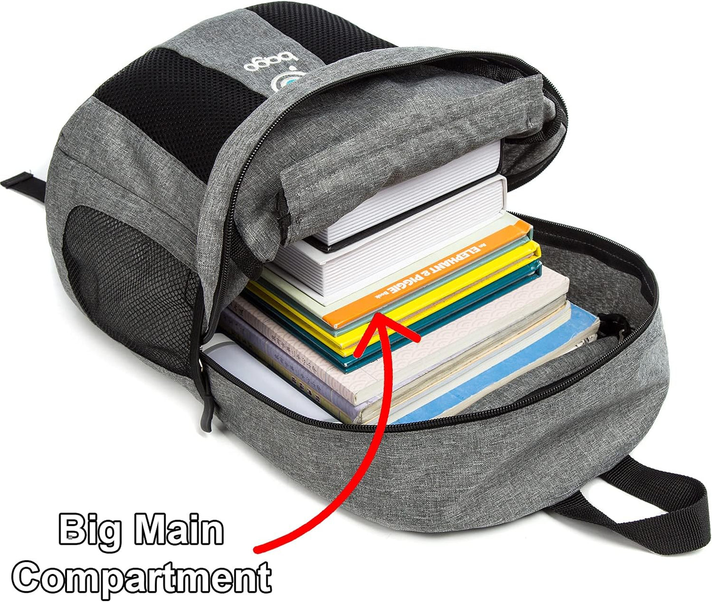 Lightweight Small Hiking Backpack for Women and Men - 25L Travel Day Pack - Foldable Hiking Daypack Ultralight for Camping Outdoor Sports - Day Bag Packable Backpack for Travel (Snowgray)