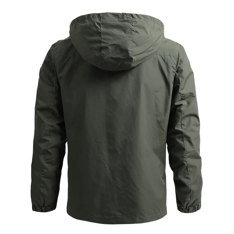 Winter Jacket Fashion Coat Hoodies Camping Hiking Jacket Men'S Casual Waterproof Jacket Windbreaker Men Outerwear Men'S Clothes