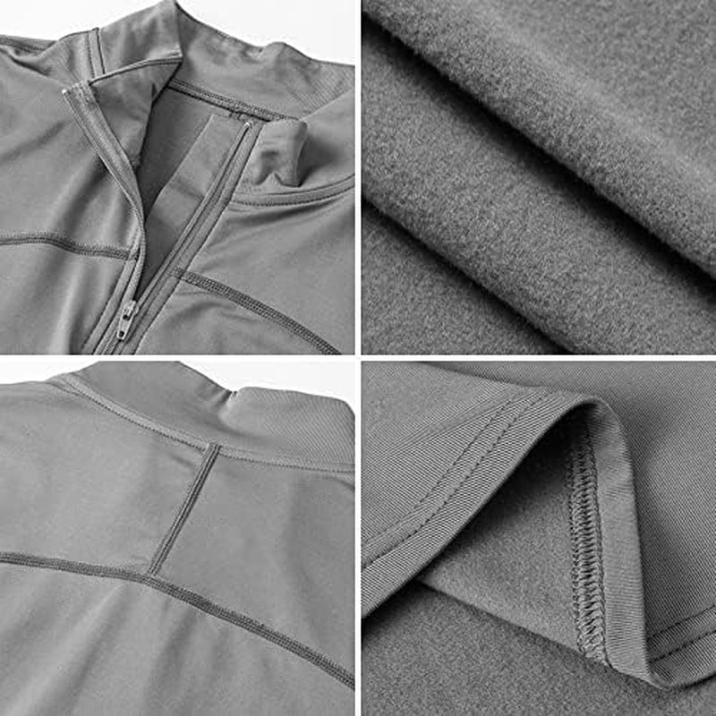 XIUTING Fleece Lined Women'S Shirt Long Sleeve Shirts Are Great for Running Jogging