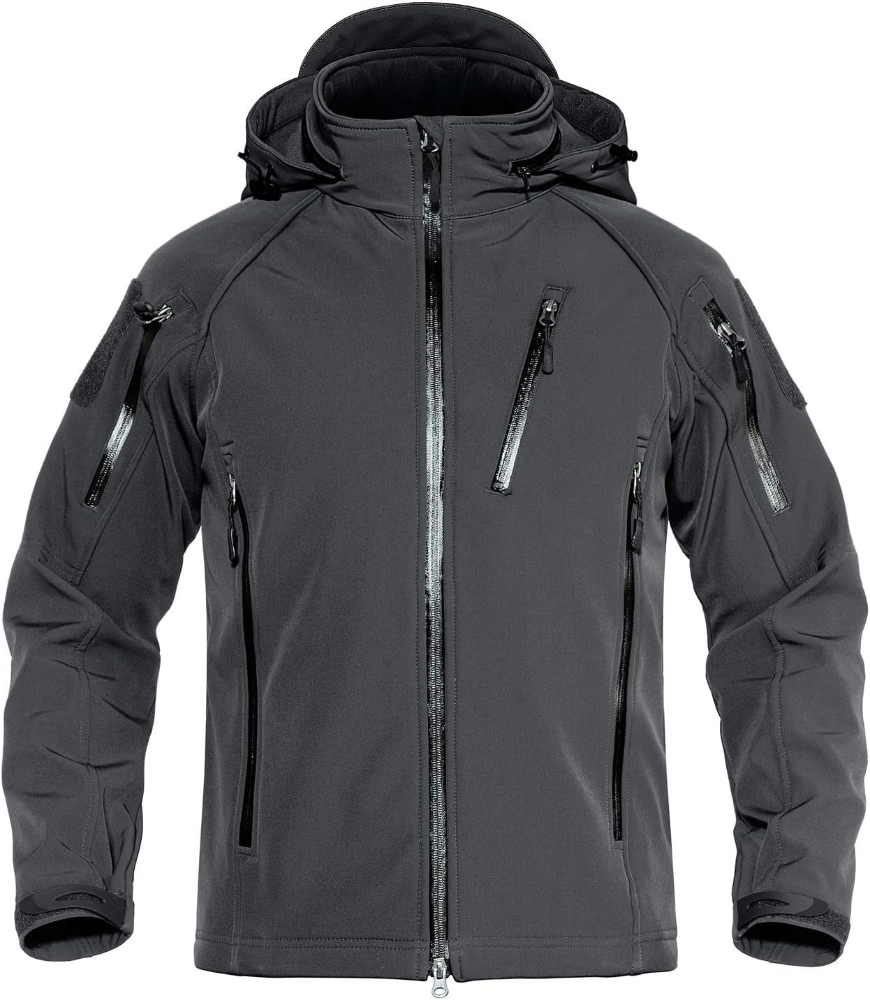 Men'S Special Ops Military Jacket Water Resistant Windproof Tactical Winter Zip up Rain Coat Hunting Outdoors
