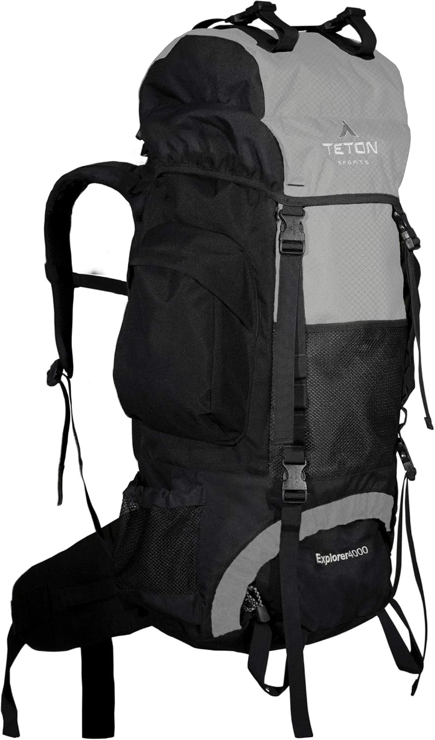 TETON 65L Explorer Internal Frame Backpack for Hiking, Camping, Backpacking, Rain Cover Included