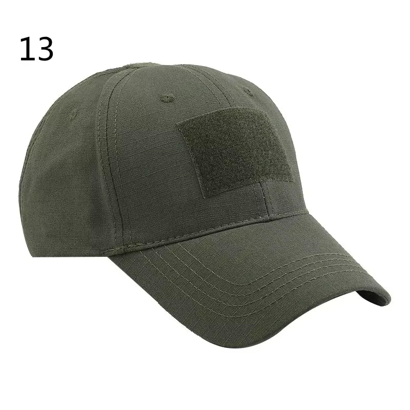 Men'S Tactical Camouflage Cap Outedoor Sports Sunhat Airsoft Fishing Hunting Hiking Cycling Baseball Cap Breathable Peaked Cap