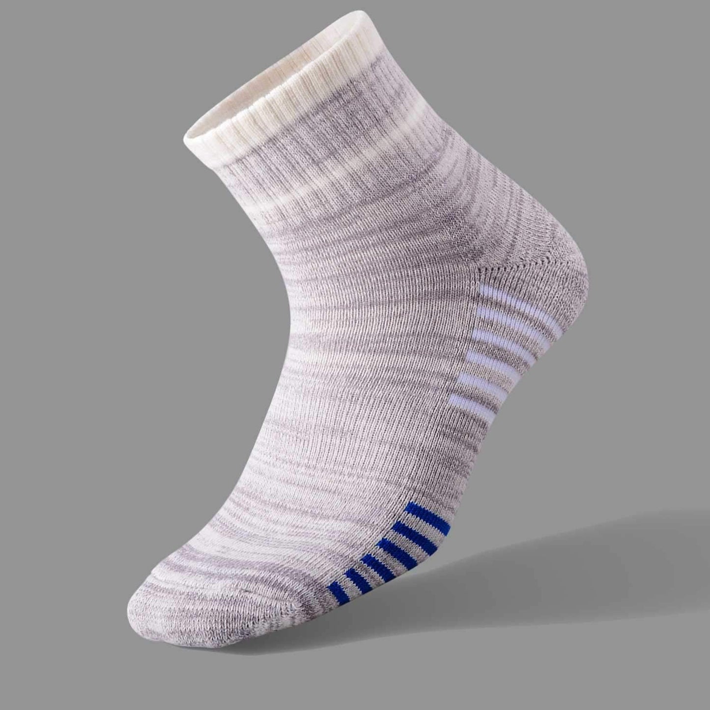 Men'S Walking Hiking Socks, Wicking Cushion Quarter Crew Socks for Mens Outdoor Sports, 3/4/5 Pair, 6-15 Size