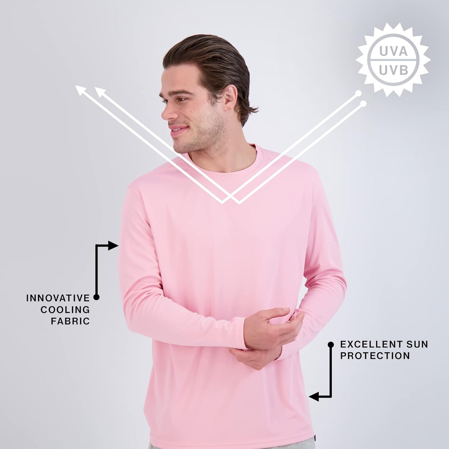 Denali Performance Men’S Teaser UPF 50+ Protectuv Mega Solar Long Sleeve T-Shirt