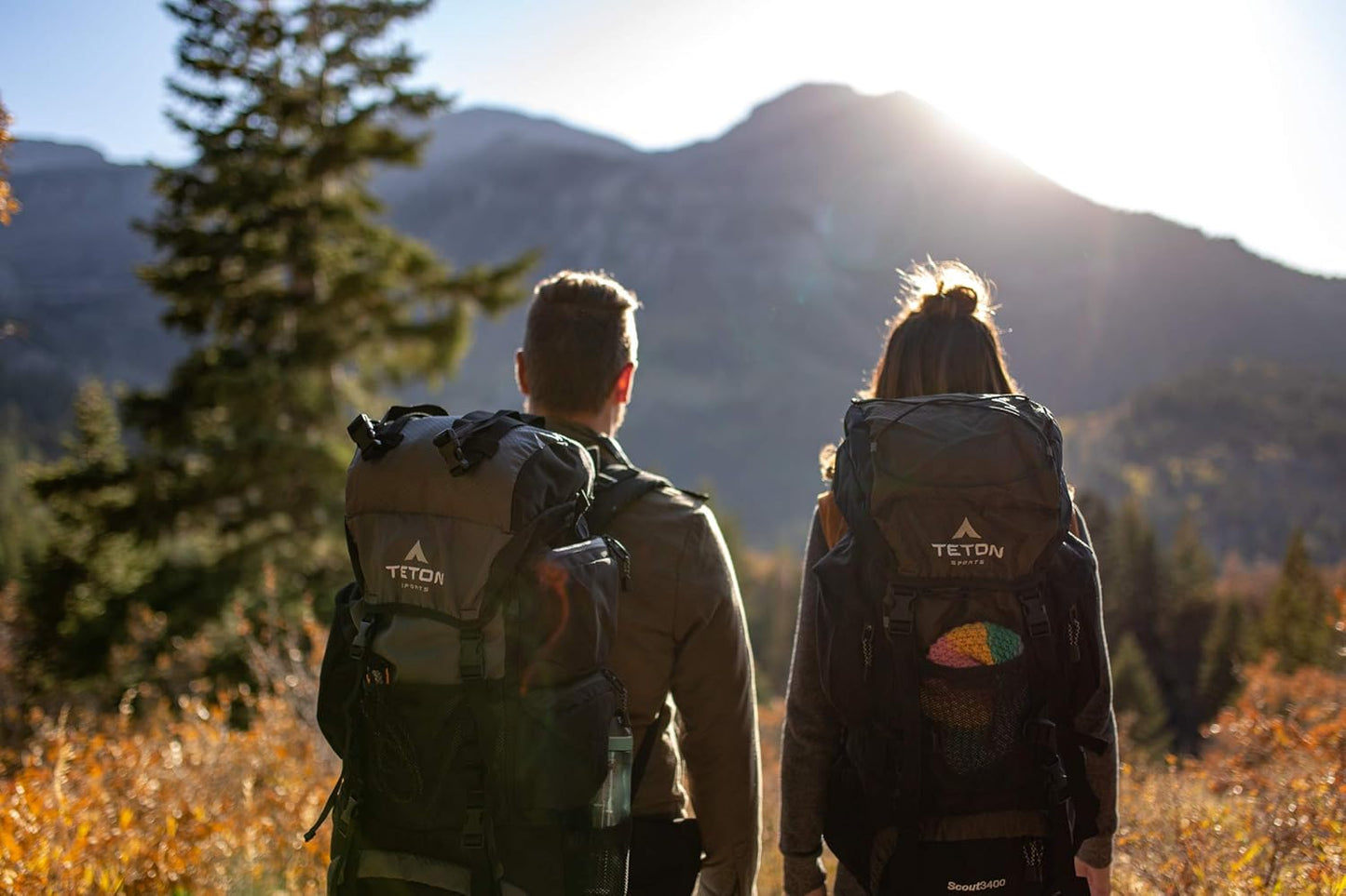 TETON 65L Explorer Internal Frame Backpack for Hiking, Camping, Backpacking, Rain Cover Included