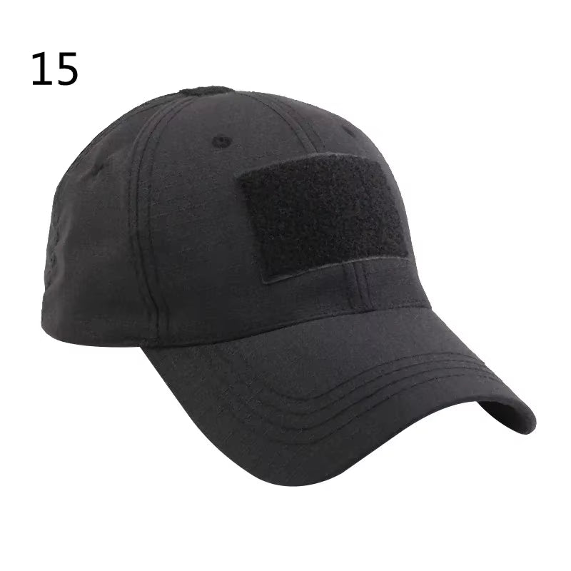 Men'S Tactical Camouflage Cap Outedoor Sports Sunhat Airsoft Fishing Hunting Hiking Cycling Baseball Cap Breathable Peaked Cap