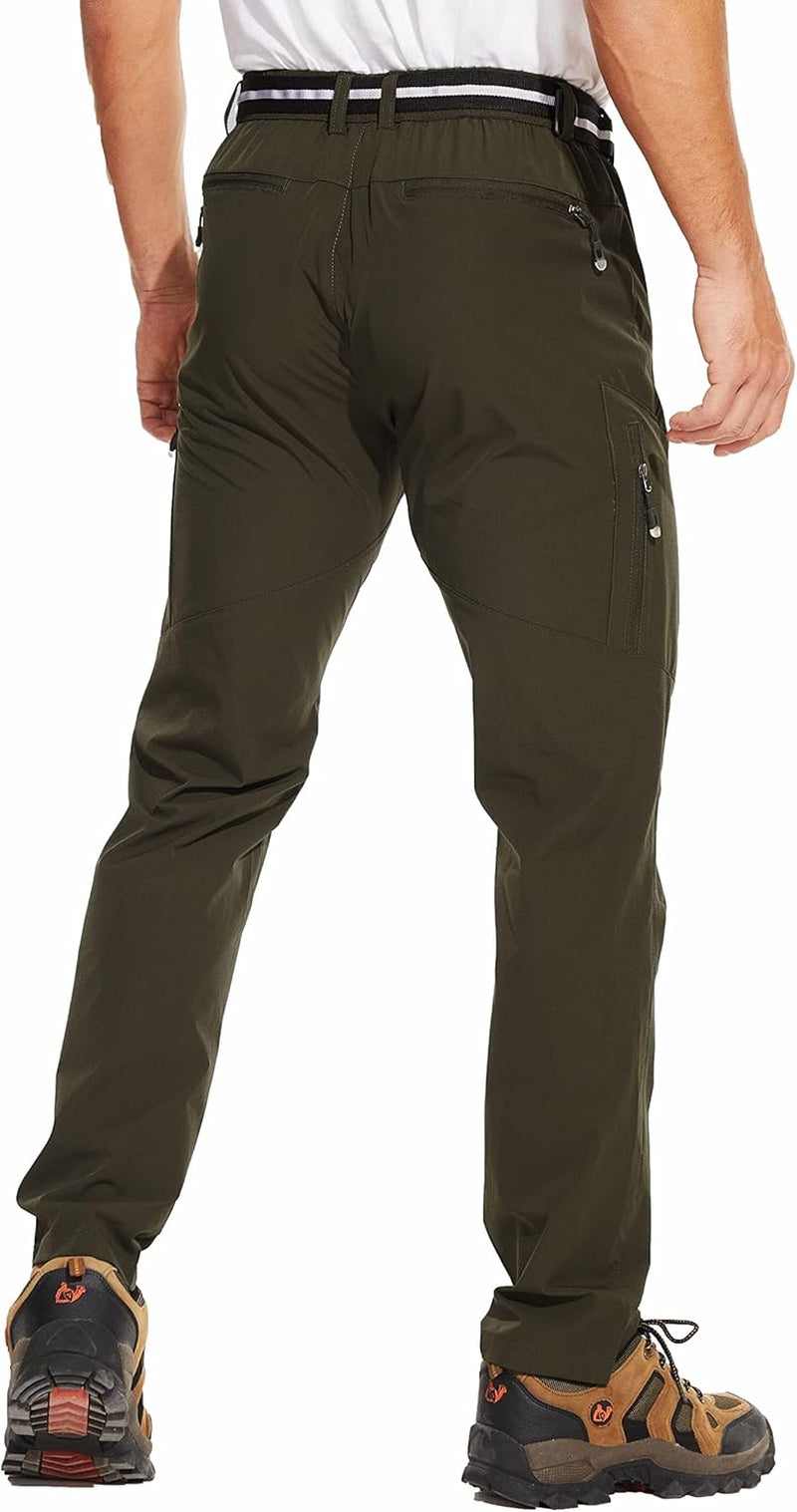 Hiking Pants Men Lightweight Mens Travel Pants Stretchy Work Pants for Men Quick Dry Fishing Pants Outdoor