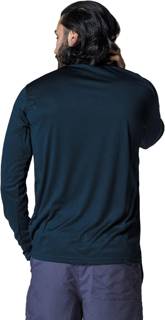 Men'S Outdoor UPF 50+ Long Sleeve T-Shirt, UV Sun Protection for Fishing, Running, Hiking, Swimming