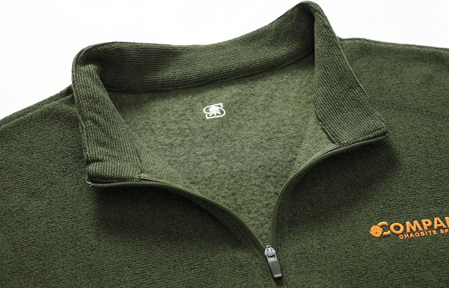 Men'S Long Sleeve Quarter-Zip Fleece Sweatshirt Pullover