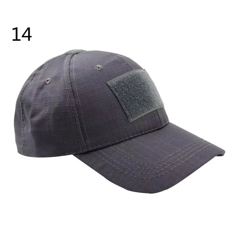 Men'S Tactical Camouflage Cap Outedoor Sports Sunhat Airsoft Fishing Hunting Hiking Cycling Baseball Cap Breathable Peaked Cap