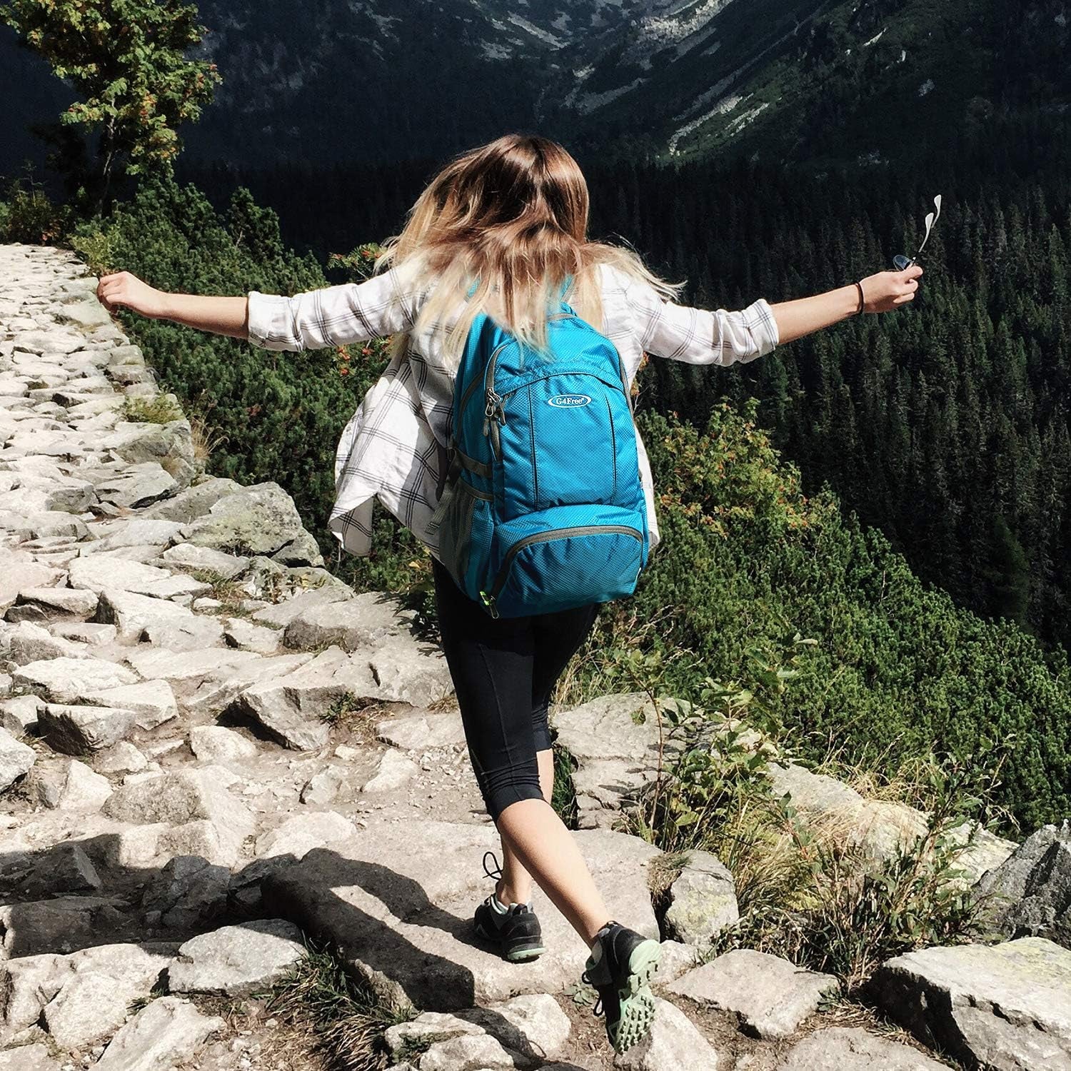 40L Lightweight Packable Hiking Backpack, Waterproof Travel Daypack