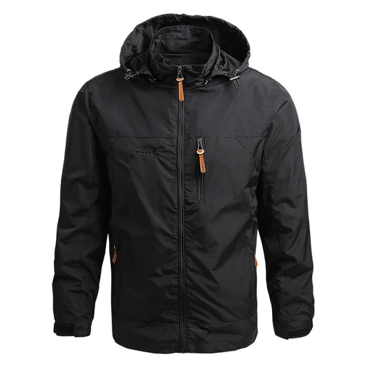 Winter Jacket Fashion Coat Hoodies Camping Hiking Jacket Men'S Casual Waterproof Jacket Windbreaker Men Outerwear Men'S Clothes