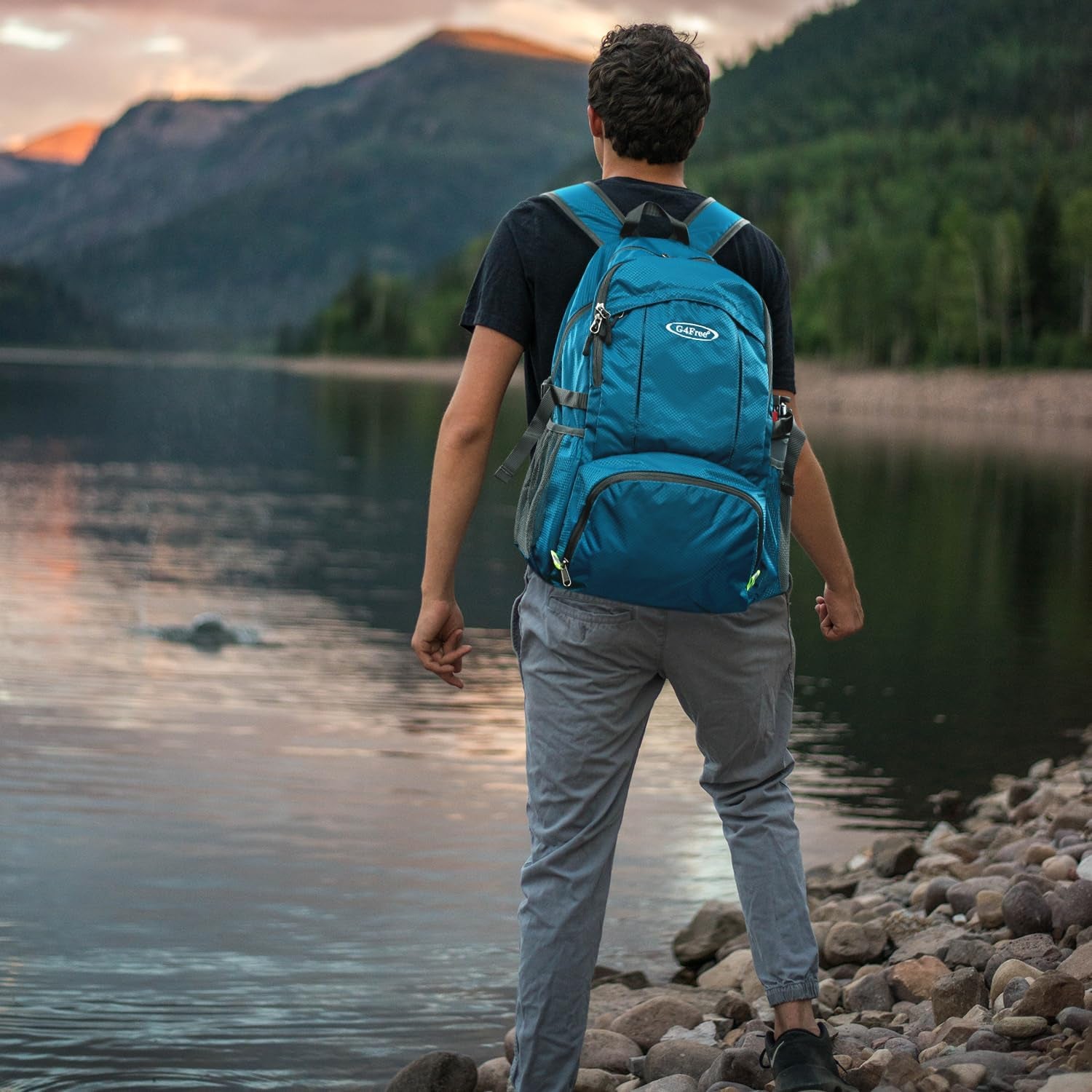 40L Lightweight Packable Hiking Backpack, Waterproof Travel Daypack