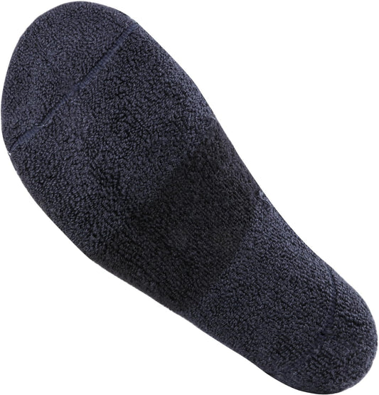 Men'S Black Athletic Hiking Socks Breathable Cotton Cushioned Crew Socks Padded Work Socks for Men Size 9-11, 5 Paiirs