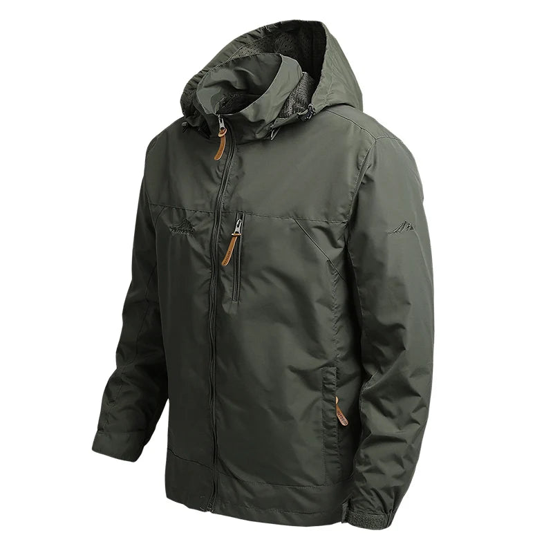 Winter Jacket Fashion Coat Hoodies Camping Hiking Jacket Men'S Casual Waterproof Jacket Windbreaker Men Outerwear Men'S Clothes