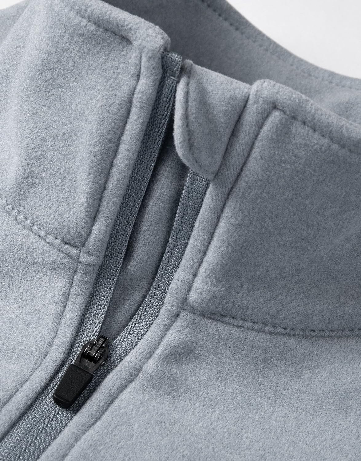 Men'S Fleece Pullover Winter Shirts Long Sleeve Quarter Zip Cold Weather Golf Hiking Casual Warm Shirts