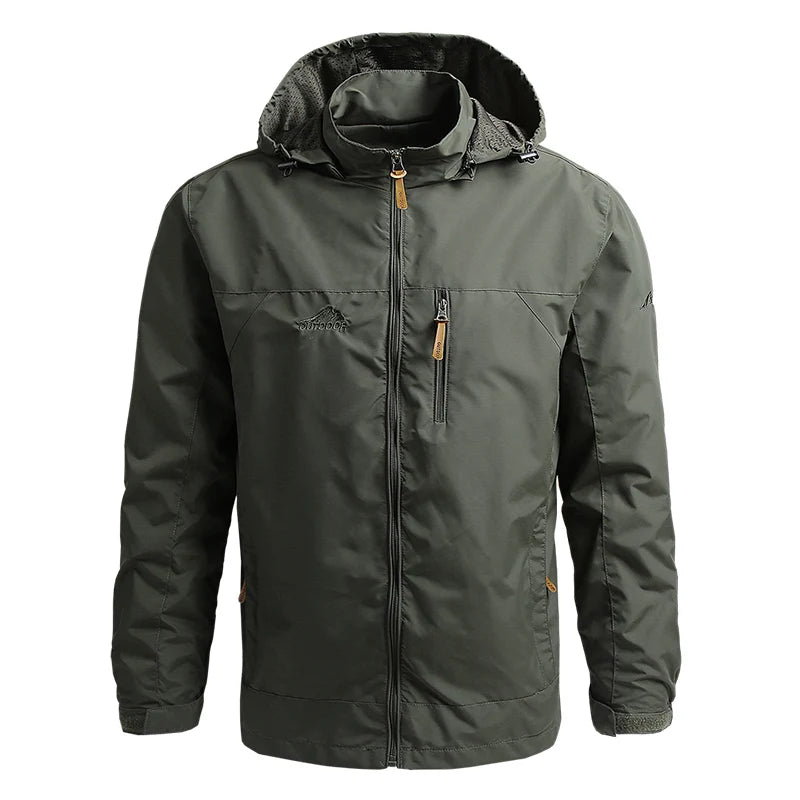Winter Jacket Fashion Coat Hoodies Camping Hiking Jacket Men'S Casual Waterproof Jacket Windbreaker Men Outerwear Men'S Clothes