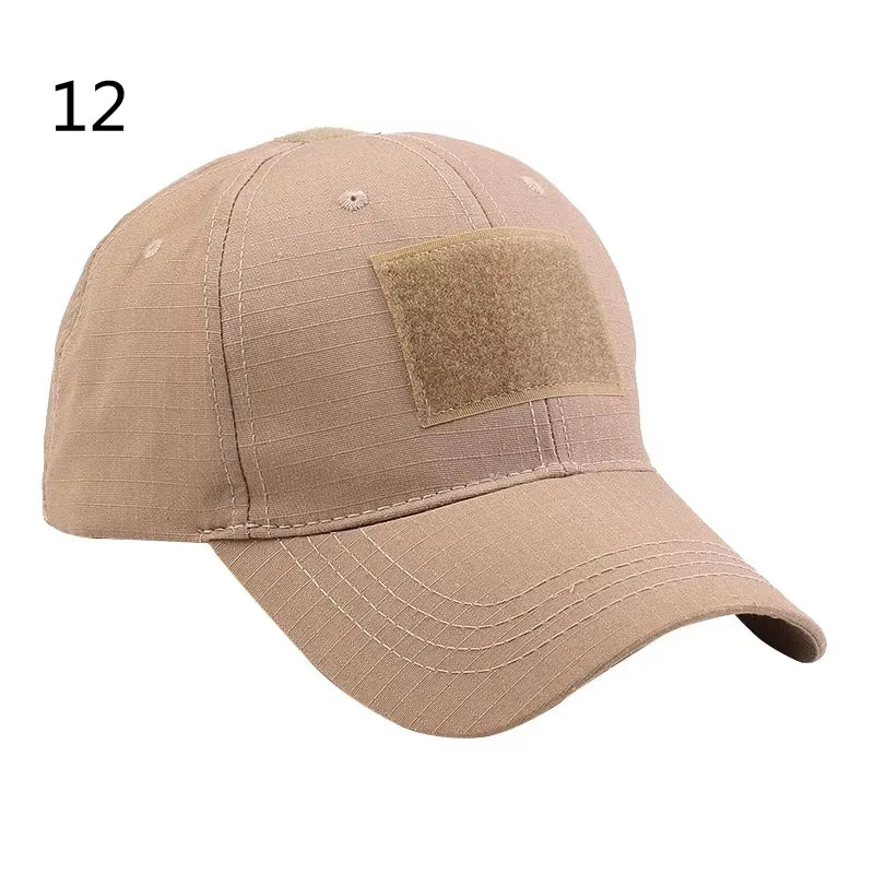 Men'S Tactical Camouflage Cap Outedoor Sports Sunhat Airsoft Fishing Hunting Hiking Cycling Baseball Cap Breathable Peaked Cap