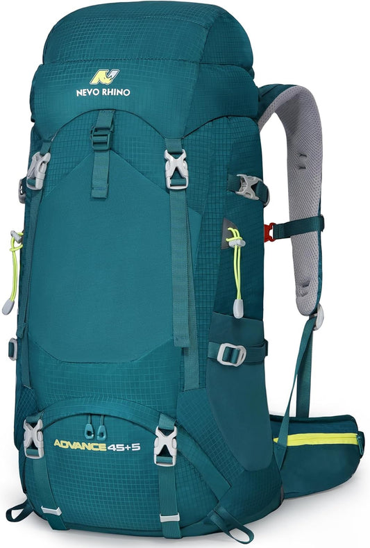 Internal Frame Hiking Backpack 50/60/65/70/80L, Mountain Climbing Camping Backpack Daypack Waterproof Rain Cover