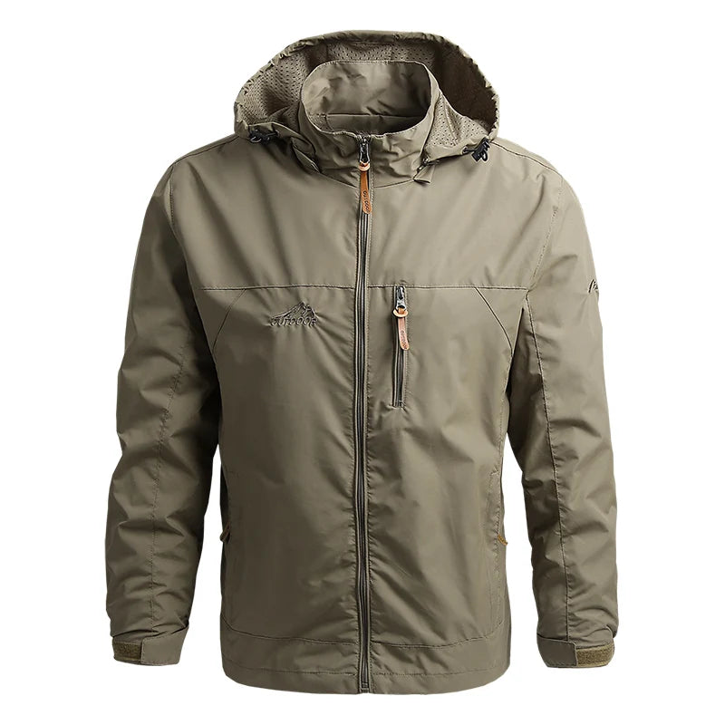 Winter Jacket Fashion Coat Hoodies Camping Hiking Jacket Men'S Casual Waterproof Jacket Windbreaker Men Outerwear Men'S Clothes