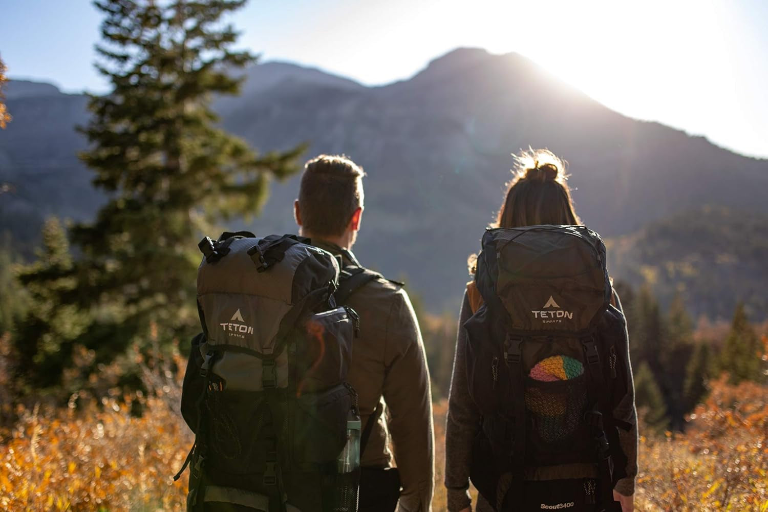 TETON 65L Explorer Internal Frame Backpack for Hiking, Camping, Backpacking, Rain Cover Included