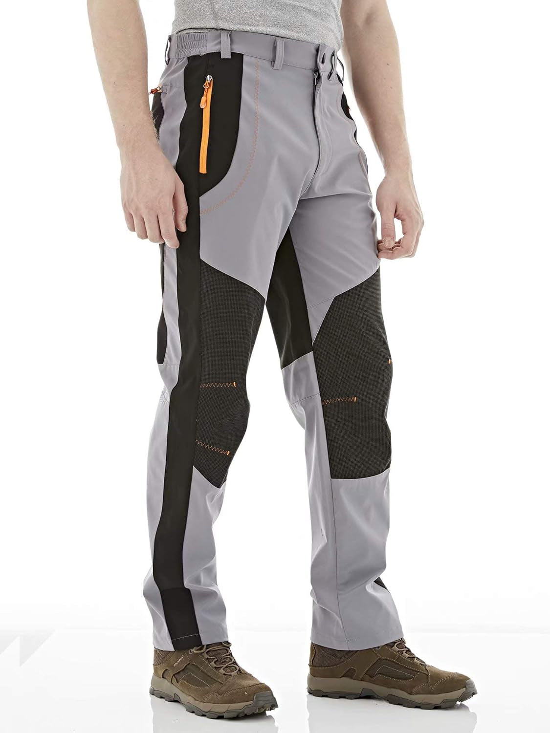 Waterproof Pants for Men Hiking Pants Work Pants Summer Pants with Pockets Slim Fit Climbing Pants Travel Pants Camping Pants Quick Dry Pants Men
